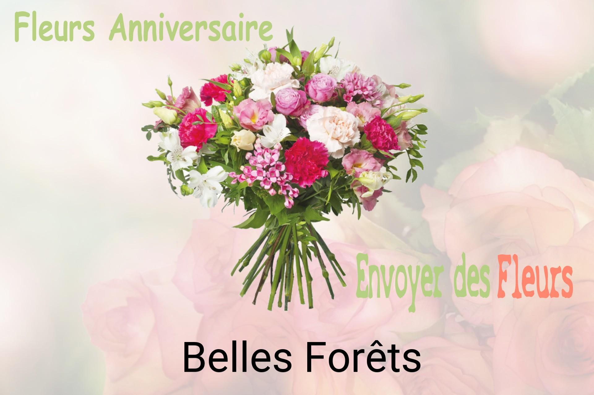 Bouquet de fleurs d’anniversaire livré à Belles-Forêts